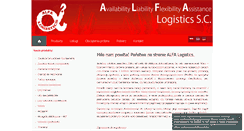 Desktop Screenshot of alfalogistics.pl